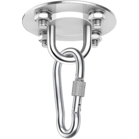 Tak krok hängstol premium rostfritt stål fäste upp till 400 kg för hängstol hängmatta boxningssäck slyngtränare yogaduk markis näste gunga