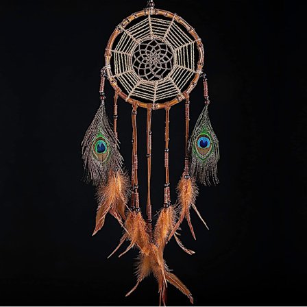 Stor drömfångare i bambu - Premium handgjord drömfångare, Nati
