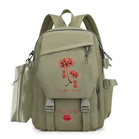 Anime Tokyo Ghoul Hämähäkkililja Teini-ikäisten koululaukku tytöille Pojat Reppu Kanekiken Manga Koulureppu Yliopisto-opiskelijoille Plecak - Perfet