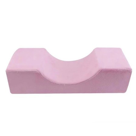 Mjuk Ögonfransförlängning Memory Foam Ögonfransförlängningskudde Frans Nackkudde Ögonfransstöd Kudde Sminksalong med Ficka