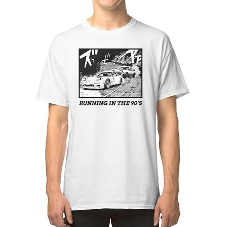 Initial D Manga som körs på 90-talet Ae86 Vs Rx7 T-shirt XXL