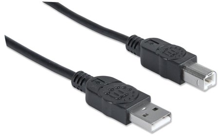 Manhattan USB-kabel - USB (hann) til USB-type B (hann) - USB 2.0 - 3 m