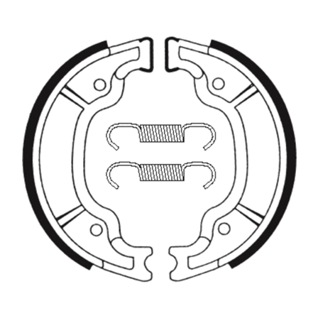 Chaussure De Frein Arrière Tecnium Organic Scooter / Street - Yamaha XVS 250 Dragstar 2000-2004