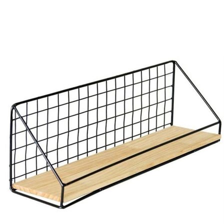 Wall Organizer Hylla Förvaringsskåp Organizer SVART