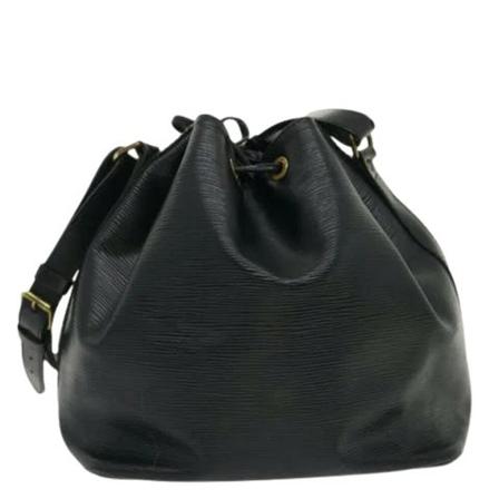 Louis Vuitton Vintage, Pre-owned Leather louis-vuitton-bags Zwart, Dames, Maat:ONE Size