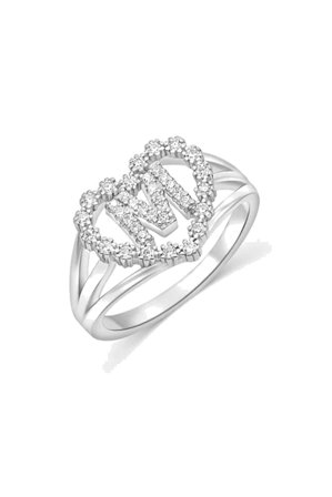 Letter Ring E Silver 56