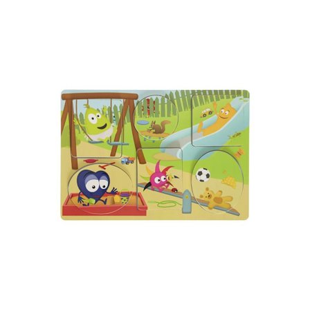 Babblarna tittutpussel i trä 1-3år