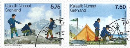 Grønland - EUROPA 2007 - Stemplet sæt 2v