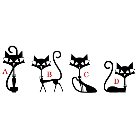 Väggdekor - Katt Design