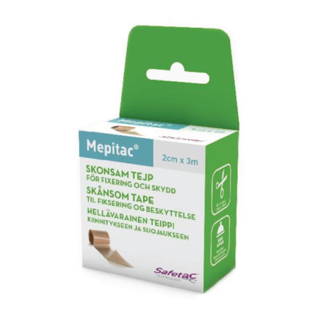 Mepitac Silikontape, 2 cm x 3 m, 1 stk.
