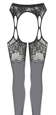 Cottelli Collection Stockings: Hofteholdersett med Strømper - Vuxen: Lingerie & undertøy