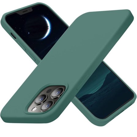 iPhone 12 - Gummibelagt Stødsikkert Silikone Cover Grøn Green_max