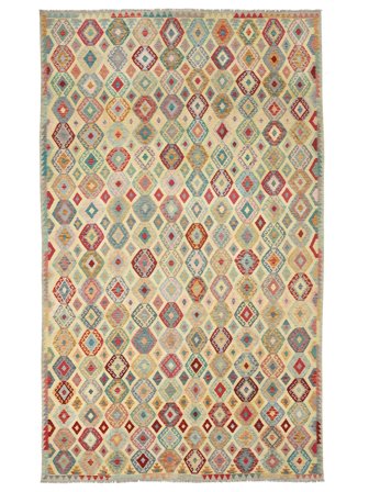 Hand Woven Kilim Afghan Old Style Rug 308X500 Wool Large