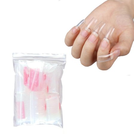 500-Pak – Negltipper / Akryltipper – 10 ulike størrelser