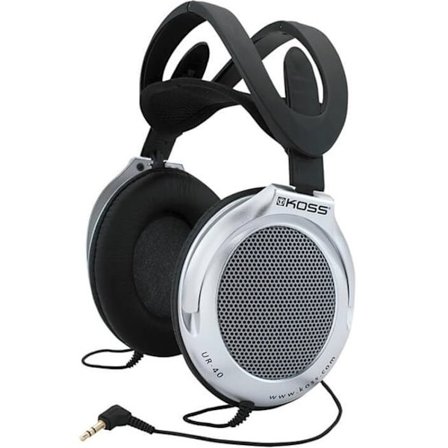 KOSS Hörlurar UR40 Over-Ear - Silver