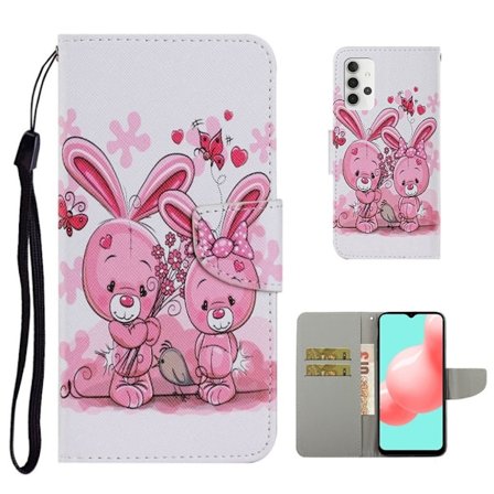 Wonderland Samsung Galaxy A32 5G Flip etui - Kanin