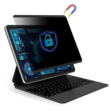 Magnetiskt sekretesskydd för Apple iPad, kompatibelt med iPad Pro och iPad Air-modeller, iPad Mini 6