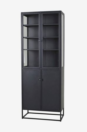 Nordic Furniture Group - Vitrineskap Riff - Svart - Kommoder - Fra Homeroom