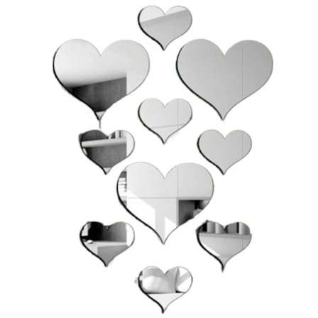 Spejlvægklistermærke Spejlklistermærke SØLV