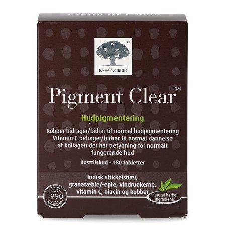 New Nordic Skin Care - Pigment Clear 180 tabl., Helse & Madvarer, Hud, Hår & Negle, Kosttilskud Til Huden