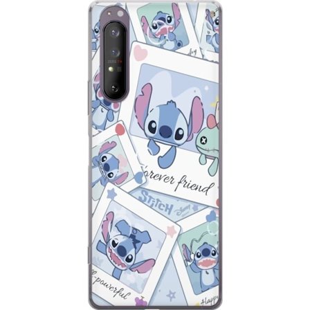 Yhteensopiva Puhelinkuori Sony Xperia 1 II Unelmoivat pilvet vaaleanpunaisina, lila ja sinisen sävyissä, kimaltelevine tähtineen ja pehmeän satumaisen