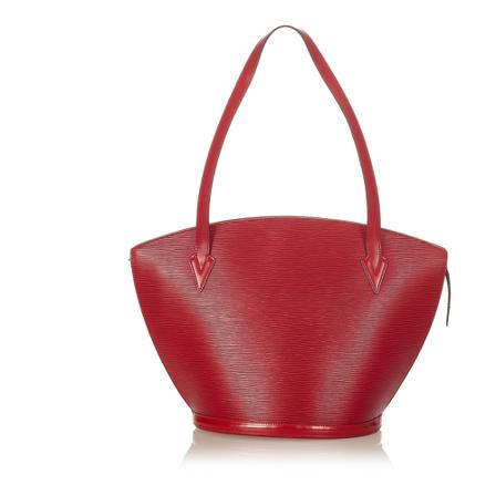 Louis Vuitton Vintage, Pre-owned Epi Saint Jacques PM Long Strap Leather Rood, Dames, Maat:ONE Size