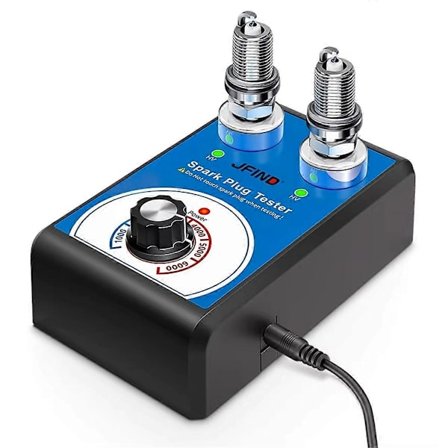Tændrørstester Dobbelt Hul Diagnostisk Værktøj Bil 12V Tændrørstester 0-6000rpm Auto Motor Tændingsdetektor Værktøj EU Stik
