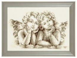 Broderipakke Bilde To små engler - Vervaco