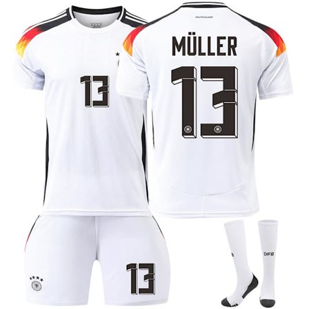 Germany Euro 2024 Home Football Shirt No.13 with Socks Kids Adults