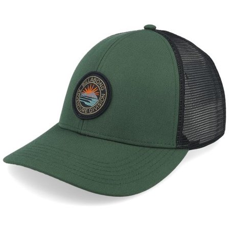 Billabong - Grön trucker Keps - Adiv Range Pine/Black Trucker @ Hatstore