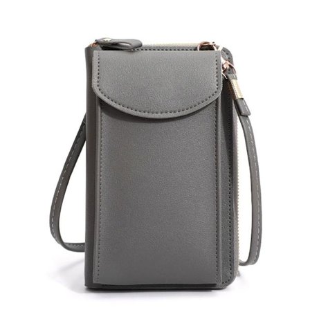 Mobiltelefontaske Skulderrem Taske MØRKEGRÅ