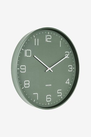 Karlsson - Seinäkello Lofty - Vihreä - Seinäkellot & pöytäkellot - - Homeroom