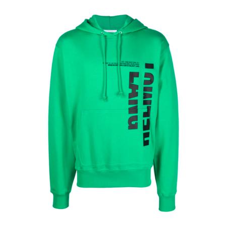 Helmut Lang, Sweater Zielony, Mężczyzna, Rozmiar: M