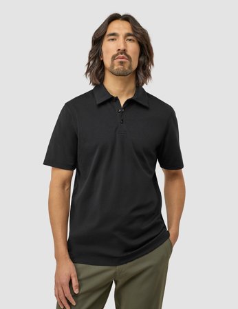 Shaping New Tomorrow - Evolve Pique Polo - Black - Herre - Størrelse M