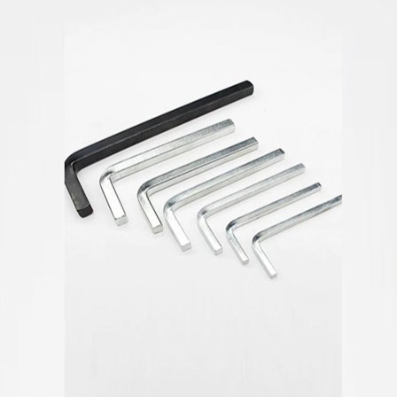 7 stk Firkantet hovednøglesæt L-formet