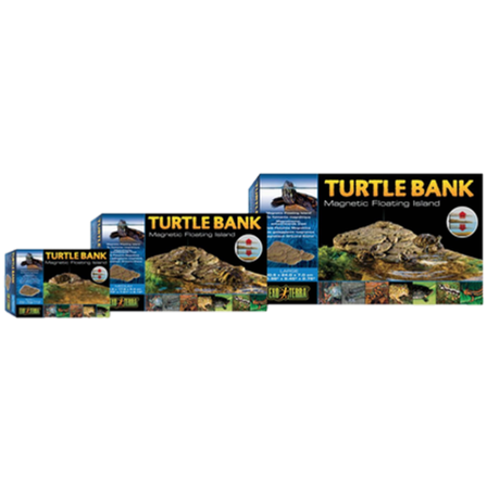 Exoterra - Turtle Bank Large - Magnetisk flytende øy brun 40,6 x 24 x 7 cm - Reptil - Terrarium inventar - Terrariumhyller - ZOO.no