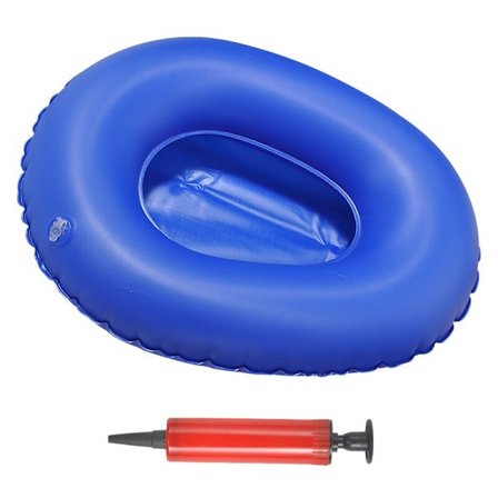 Oppblåsbar firkantet pute Pustende komfort Pute Oppblåsbart luftsete og pumpe for sete toalett kontor skole stol rullestol, postpartum r