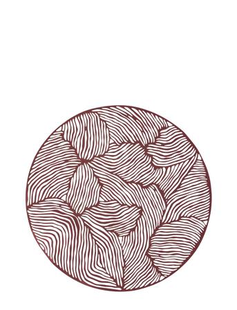 Papercut, A5, Organic, Circle Home Decoration Posters & Frames Posters Botanical Rød Studio About