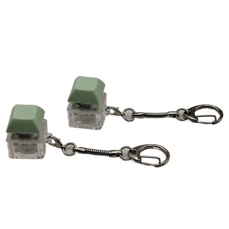 Keyboard Clicker med LED lys Tastatur Fidget Toys LYS GRØN