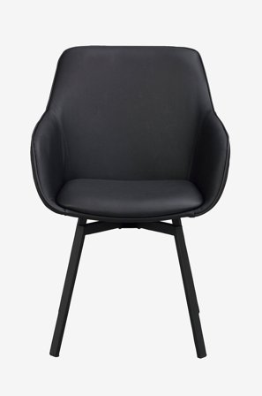 Rowico Home - Alison stol med armstöd, 2-sitsig - Svart - Karmstolar - Från Homeroom