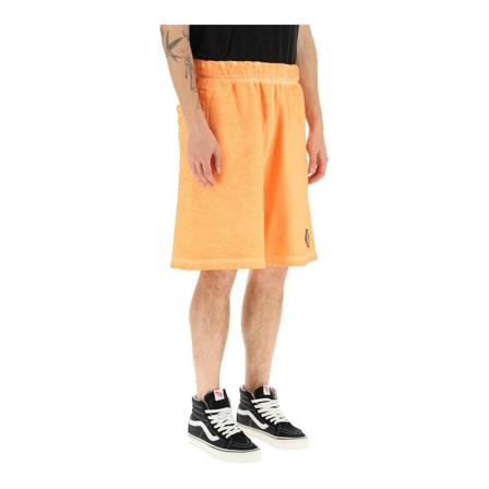 Marcelo Burlon Short Korte Broek , Oranje , Heren , Maat: XL