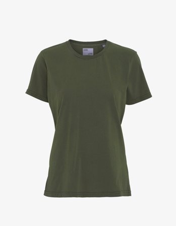 Women Light Organic Tee - Seaweed Green - L
