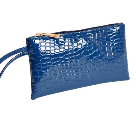 Liten väska marinblå mynt telefon kort nyckel smink fest kalas