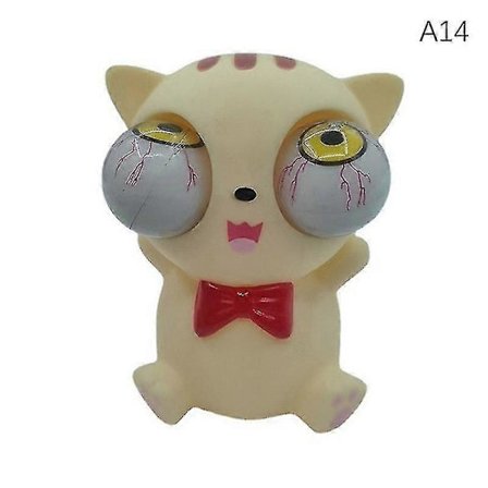 Squishy Stress Relief Legetøj, Sjovt Klemme Legetøj med Øjne der Popper Ud, Anti-Stress Fidget Legetøj til Voksne og Børn