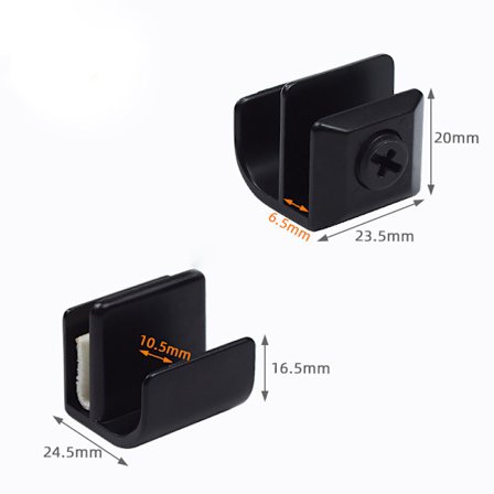 4 st, Glasdörrhandtag/klämma Glasdisplay skåp Skåp låda