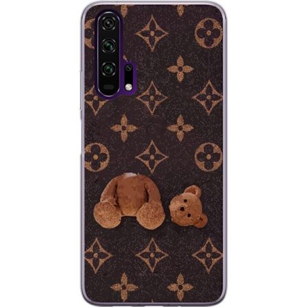 Yhteensopiva Puhelinkuori Honor Honor 20 Pro Graafinen monogrammikuvio, jossa taiteellisesti muotoiltu nalle