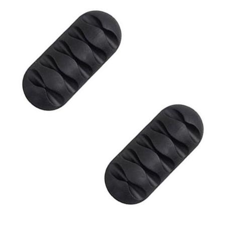 Sladdh llare / kabelorganiserare 2-pack - Flera f rgval Black