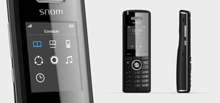 SNOM M65 - trådløst ekstra håndsett - treveis anropskapasitet