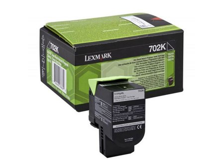 Lexmark Toner, 702K, svart, singelförpackning, 70C20K0 - Lyreco - Toner och bläck - Tonerkassetter - Toner Lexmark