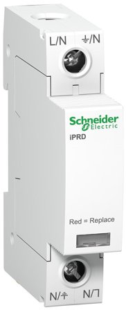 Schneider Electric A9L40100 Overspenningsvern mot indirekte nedslag, iPRD 40R 1 leder, uten kontakt, Stikkontakter & kabler